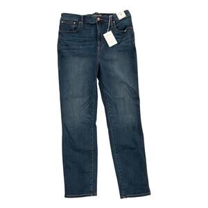New J.Crew Point Sur Hightower Straight Jean in Vivid Indigo Wash, Size 32